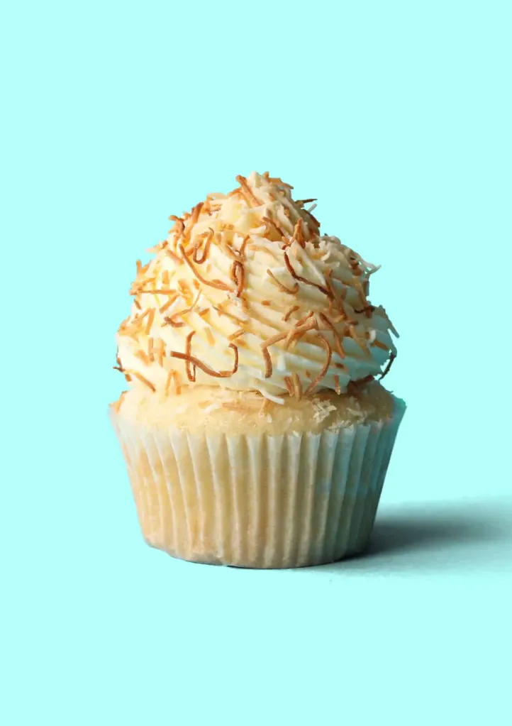 Coconut Cream Jumbo Filled Cupcake