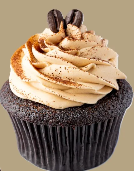 Mocha Jumbo Filled Cupcake