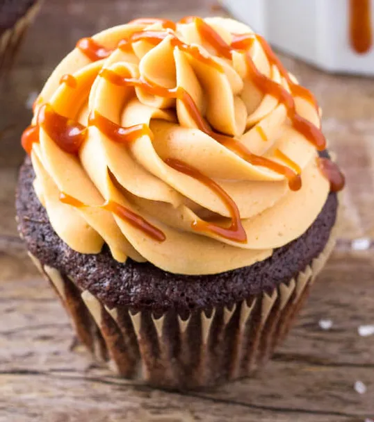 Salted Caramel Chocolate Standard Cupcake