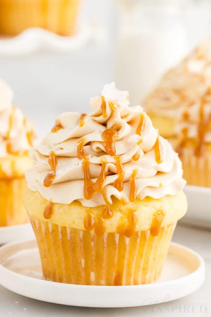 Salted Caramel Vanilla Standard Cupcake