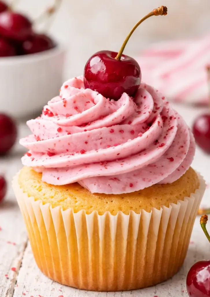 Cherry Vanilla Standard Cupcake