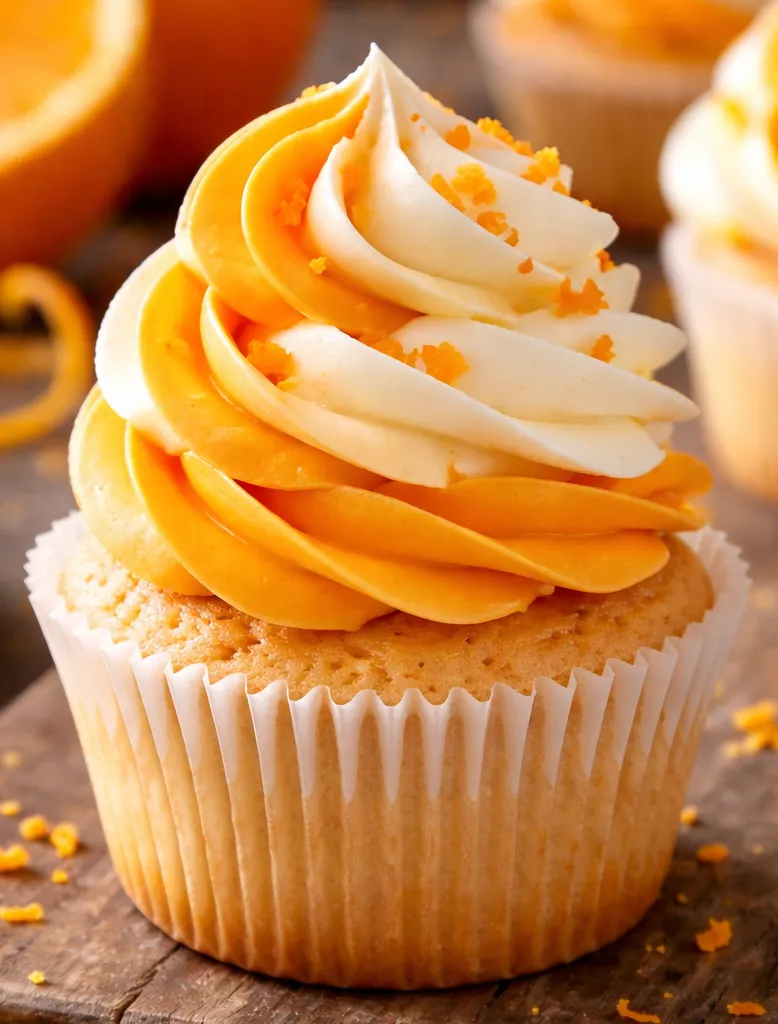 Orange Cream Standard Cupcake