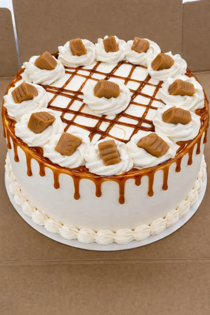 Salted Caramel Spice Layer Cake