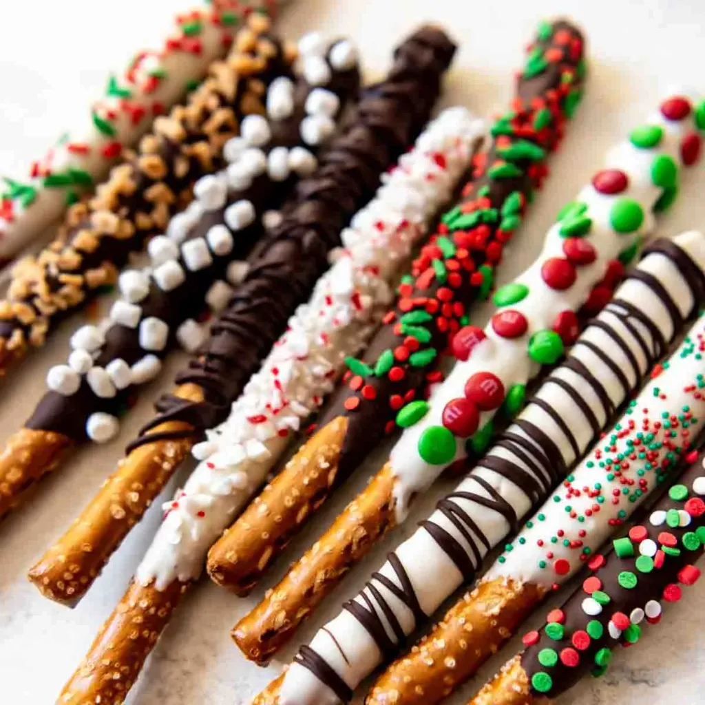Dipped Pretzels